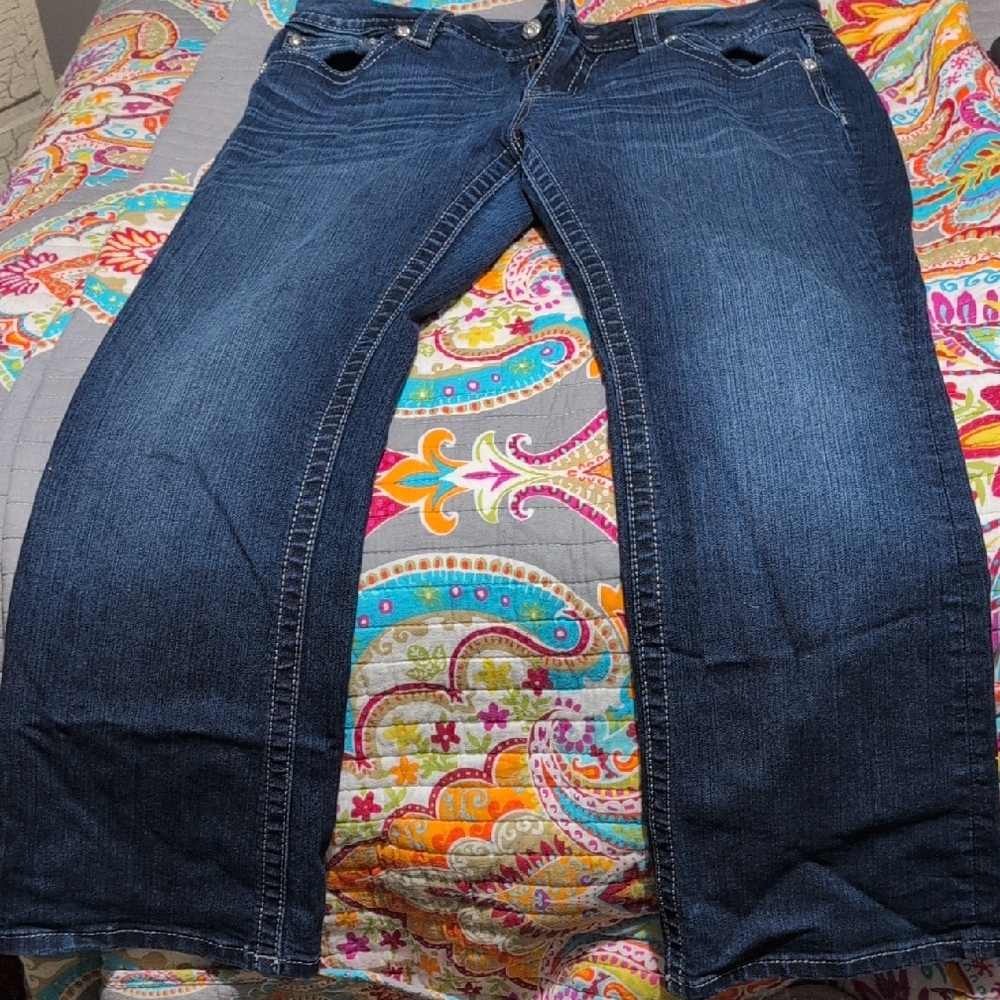Miss Me Dark Blue Boot Cut Jeans